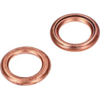 Těsnění pro motocykl OEM Standard Měděné těsnicí kroužky 2 kusy pro Kreidler Flory MF 12, 13, 20, 22, Florett LF, LH s vejčitou nádrží MG00063342