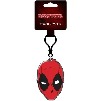 Klíčenka se svítilnou Deadpool Vícebarevná