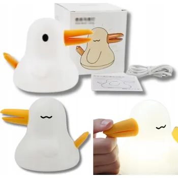 Lampička Noční Lampka LED Dla Dzieci z micr-USB Malá lampička do Dětského Pokoje