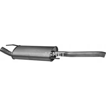 Zadní díl výfuku TLUMIČ VÝFUKU ZADNÍ DÍL VW GOLF III 1.6-2.0 07.93-04.99 ASMET