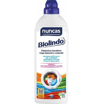 Prací prostředek Nuncas Biolindo Prací prostředek na bílé a barevné prádlo 1l
