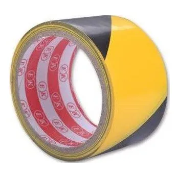 Lepicí páska Páska lepící výstražná 44 mm / 25 m, žlutočerná