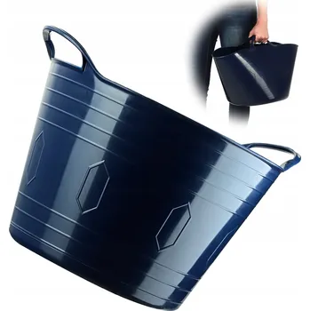 Koš na prádlo Volně stojící koš na prádlo Kadax 26 l, modrý