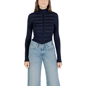 Dámský svetr Morgan De Toi dámský rolák Morgan De Toi modrá | bílá | světle modrá 3487014