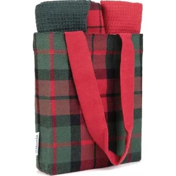 Utěrka Sada kuchyňských utěrek TARTAN kostkované 3 ks 45x65 cm