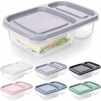 Dóza na potraviny Nádoba na potraviny s děleným víkem o objemu 750 ml
