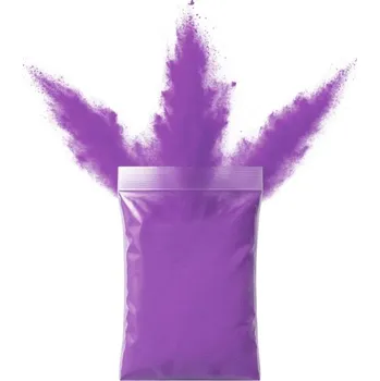 Karnevalový doplněk Balloon Fire Párty barevný Holi prášek – Fialový 70 g