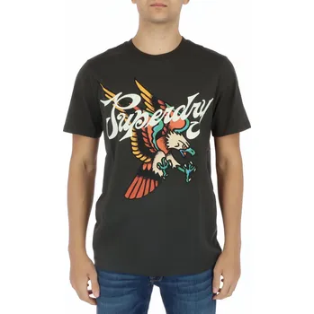 Oblečení a móda Superdry pánské tričko s potiskem Superdry černá | bílá 3494354