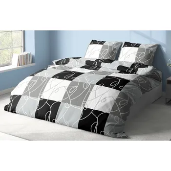 Povlečení Aaryan´s Krepové povlečení HARLEY ŠEDÁ 140 x 200 70 x 90