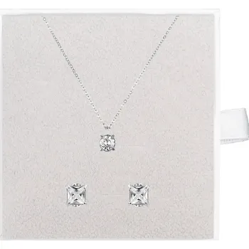 Souprava šperků franco bene Stříbrný Diamond set náhrdelník a náušnice | 2248