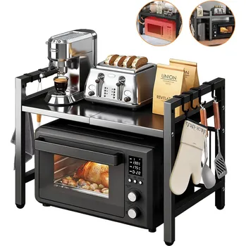 Obývací pokoj ROZKLÁDACÍ POLICE NA MIKROVLNNOU TROUBU, REGÁL PRO MIKROVLNKU, ORGANIZÉR