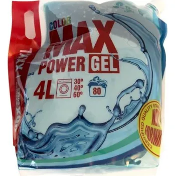 Přípravek na praní Max Power prací gel Color náplň 4L