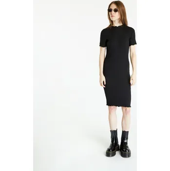 Dámské šaty Šaty Urban Classics Ladies Rib Tee Dress Black S
