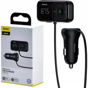 Bezpečnostní kamera AUTOMOBILOVÝ TRANSMITTER BASEUS BLUETOOTH MP3 S-16