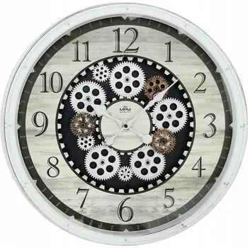 Hodiny Nástěnné hodiny MPM bílé 58,5 cm