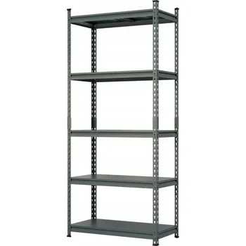 Dílenský regál Kovový skladový regál ENPRAG 183 x 80 x 50 cm, nosnost 175 kg na polici
