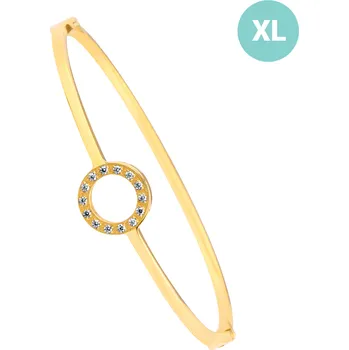 Náramek Náramek JGB21GXL pozlacená chirurgická ocel, zirkony