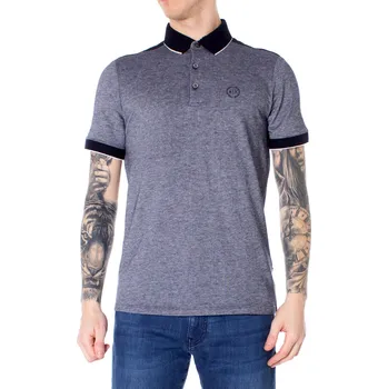 Armani Exchange pánské polo triko Armani černá | šedá 3494842