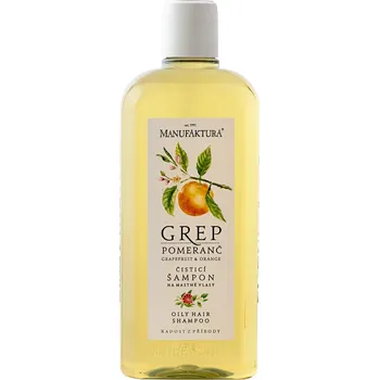 Kosmetická sada Manufaktura Čisticí šampon na mastné vlasy GREP & POMERANČ 300 ml