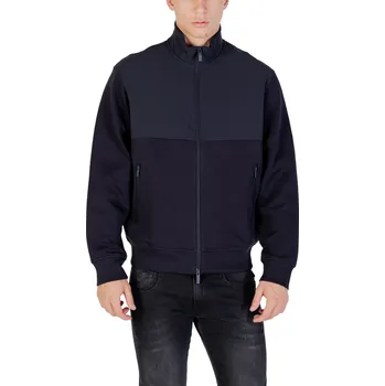 Pánská mikina Armani Exchange pánská mikina na zip Armani modrá 3491192