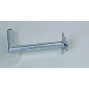 Držák antény na stožár s vinklem, žárový zinek, délka 35cm