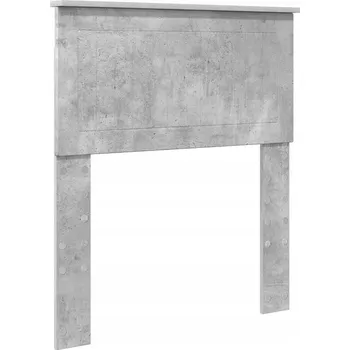 Čelo postele s čelo Betonově šedá 75 cm Kompozitní dřevo