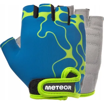 Cyklistické rukavice Dětské cyklistické rukavice METEOR XS na suchý zip, protiskluzový úchop
