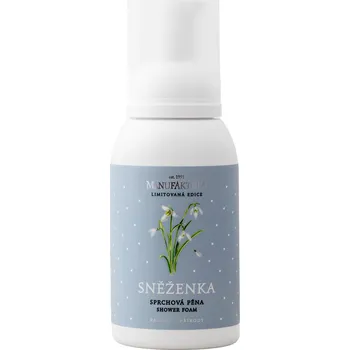 Sprchový gel Manufaktura Hydratační & zvláčňující sprchová pěna SNĚŽENKA 235 ml