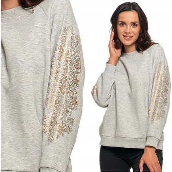 Dámská mikina Dámská mikina Moraj bez kapuce dámská teplá mikina velikost 3XL