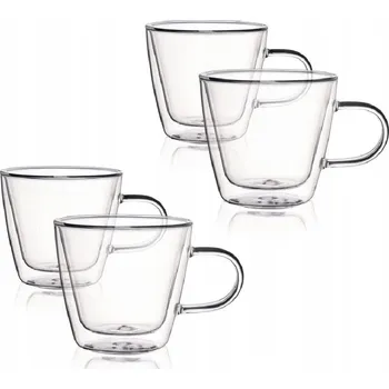 Sklenice Sklenice na kávu Homla 280 ml 4 ks