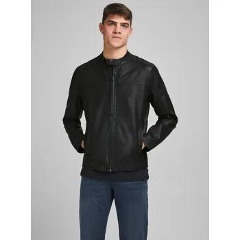 Pánská větrovka Pánská bunda Jack &amp; Jones Warner Jack &amp; Jones černá 1813591