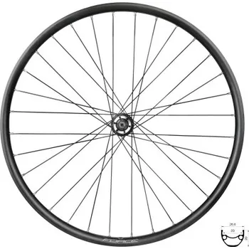 Komponent pro jízdní kolo Zadní kolo FORCE XC DISC 7025938 (průměr 584mm, kotouč 6-děr) - Černá matná, 27,5"