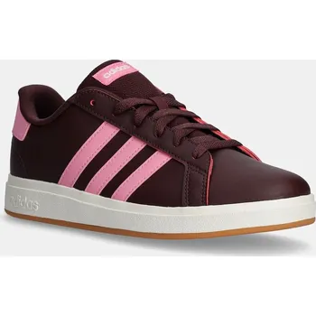 Chlapecké tenisky Dětské sneakers boty adidas GRAND COURT 2.0 JR5111 burgundské 93X, EUR 28