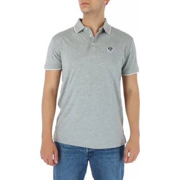 Pánské tričko Pánské polo triko North Sails North Sails šedá 3494573