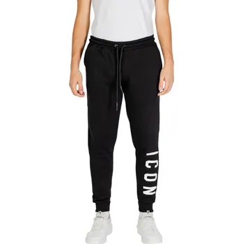 Černé pánské tepláky s vázáním Icon černá 3457311