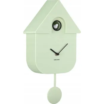 Hodiny Nástěnné hodiny Karlsson zelené 21,5 cm