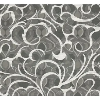 Tapeta Tapeta geometrický vzor bílo-šedá, šířka 70 cm