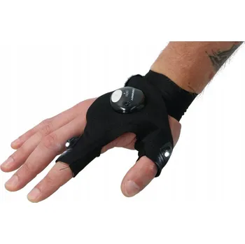 Vrták LED SVÍTILNA V PRACOVNÍ RUKAVICI - PRAVÁ