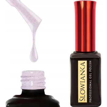 Lak na nehty Slowianka Hybridní lak na nehty 10g 483 Shiny Spots Růžová s třpytkami