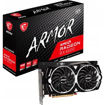 Grafická karta Grafická karta MSI Radeon RX 6600 Armor 8G V1 8 GB