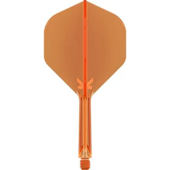 Příslušenství pro šipky Target letky K-Flex Neon Orange No.2, Velikost Intermediate 26 mm