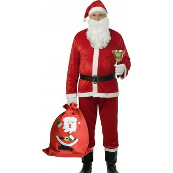 Karnevalový kostým Kostým Mikuláše velur lux 7 dílů Ježíšek