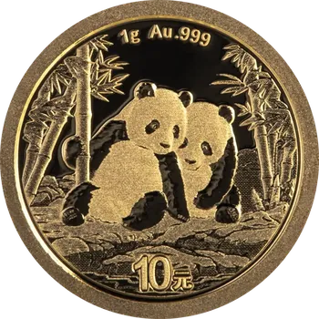 China Mint Zlatá investiční mince Panda 1g | 2026