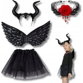 Karnevalový kostým Kostým Ďábel Zlá Královna Párty Halloween Maškarní Ples Karneval