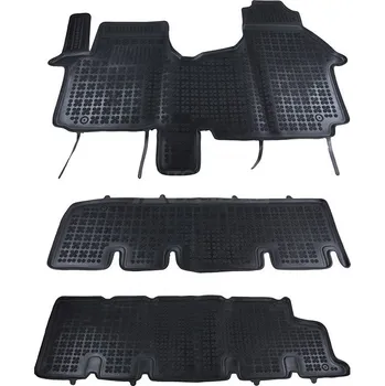 autokoberec Gumové autokoberce Renault Trafic 8míst. 2014- bez větracích otvorů • Rezaw