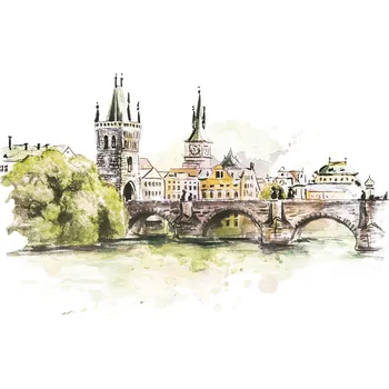 Manufaktura Obrázek PRAHA Karlův most A4