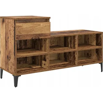 VidaXL Botník 102 x 60 x 36 cm Retro dřevo