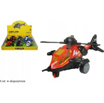 autíčko Helikoptéra s pohonem MIX Hračky VOZIDLA LETADLA HELIKOPTÉRY Hračka Super