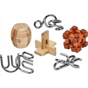 Obraz Puzzle, logické hádanky, logické hry, 6 ks