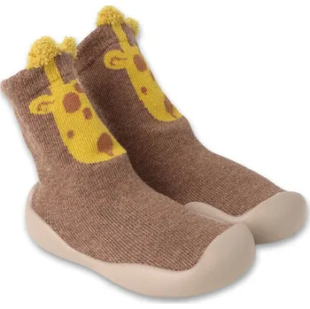 Capáčky ponožkoboty Befado 002P078 se žirafou velikost 20